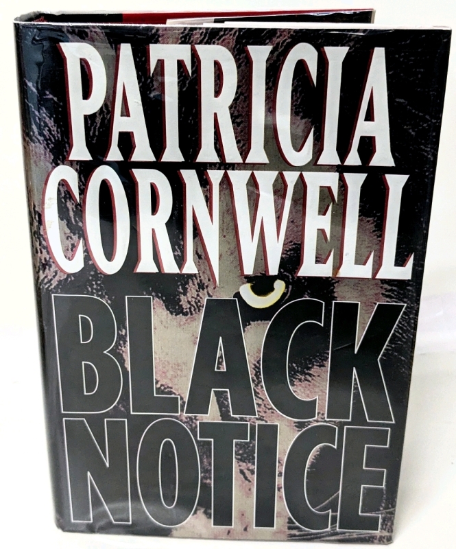 AUTOGRAPHED Hardcover 1999 Copy of "Black Notice" by Patricia Cornwell
