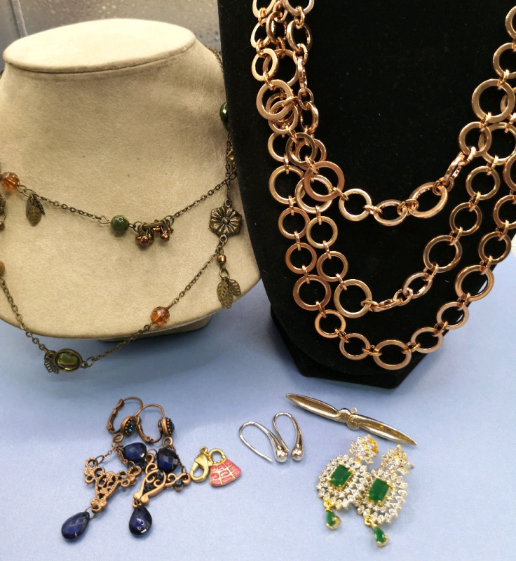 Earth Tones Jewelry - Necklaces, Earrings, Brooch ++