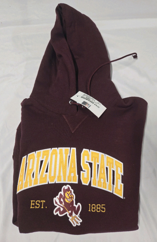 New | Arizona State University Hoodie | Size: Large | * Reatils For $75 *