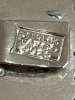 Sterling Taxco Mexico Repousse Segmented Panel Bracelet 7.5 Inches Over 1 In Wide Stamped - 5