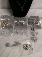 New 925 Post Earrings + Ring Sets + Necklaces