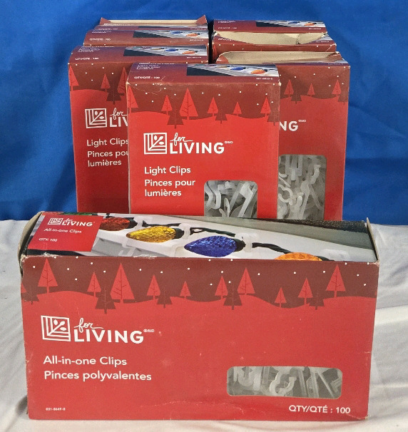 800 Pcs New | For Living All-In-One Light Clips For Hanging Christmas Lights