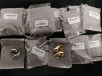 12 New 925 Post Earrings - Teardrop Shape