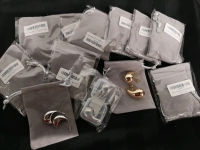 11 New 925 Post Earrings - Teardrop Shape
