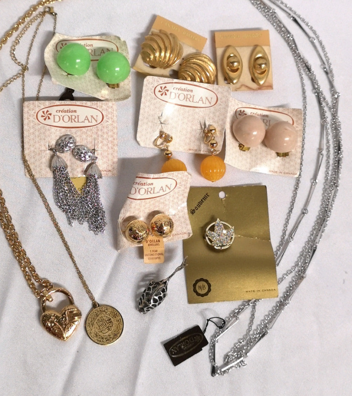 D'ORLAN Vintage Jewelry - Earrings & Necklaces +