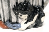 Adorable Signed Cats & Trash Can Teapot | 6.75" Tall - 6