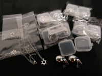 10 New Silver Tone Earrings & Necklaces