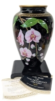 1986 "The Vase of the Fragrant Orchid" by Makoto Miyagi w Stand & Certificate of Authenticity | Made in Japan |