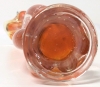 Gorgeous MCM Orange & Clear Art Glass Swing Vase | 9" Tall - 3
