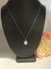 Elegant Classic 925 Sterling Silver Cubic Zirconia Pendant 925 Box Chain Diamonelle Logo Box - 3