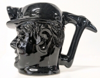 Fantastic Signed Mad Potter Nova Scotia Ceramic Sydney Coal Miner Tankard Mug | 5.5" Tall
