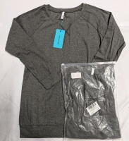 2 New Womens Size Small Popyoung Long Sleeve Tunic Top.