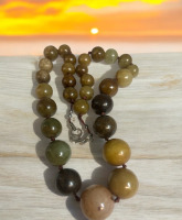 Natural Mixed Gemstones Statement Nature Inspired Necklace Substantial and Beautiful