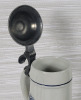 Wick Works Westerwald Stoneware Coat of Arms Beer Stein with Pewter Lid . Measures 11 3/4" Tall - 4