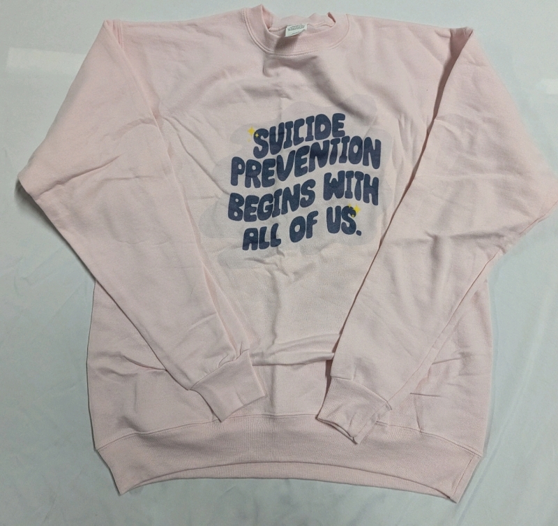 New Size Medium "Suicide Prevention" Sweater