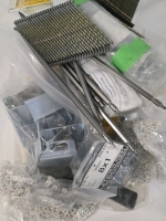 100+ Pcs | Hardware Lot | Includes Nail Gun Nails, Spare Blades, Bolts & More!