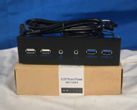 New | 5.25" Front Panel W/ USB & Audio Ports | For Computer Model# 4071-3015