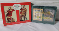Eaton's Recollection Playing Card Set , Sealed & Coca-Cola Santa Playing Card Set , Sealed