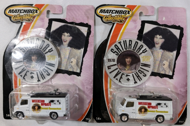 2002 New 2 Matchbox Collectibles 1978 Saturday Night Live Weekend Update Van Featuring Roseanne Roseannadanna