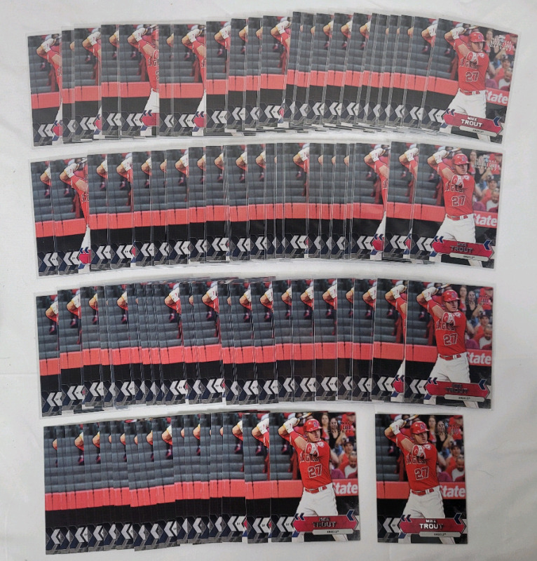 2017 Topps National Baseball Card Day MIKE TROUT #GWP-MT Trading Cards , 83 Trading Cards