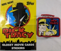 1990 Topps Walt Disney Dick Tracy Poster And Tin With Complete 88 Glossy Movie Trading Cards And 11 Stickers Complete Set