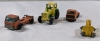 Lot Of 7 Metal Tractor Toys And 3 Metal Wagons - 4