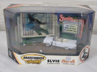 Matchbox Elvis Presley Drive-In Collection JAILHOUSE ROCK 1957 Lincoln Diecast Car & Hologram Drive-In Screen