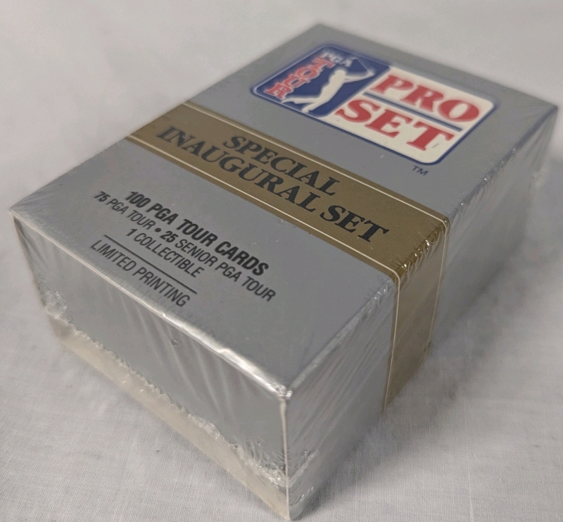 Sealed 1990 PGA Tour Pro Set Collectible Cards. Special Inaugural Set. Limited Printing. 100 Cards Total.