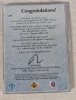 1996 Upper Deck NHL Hockey Autographed "In Crease With Richter" Chris Osgood Card #S193. - 2