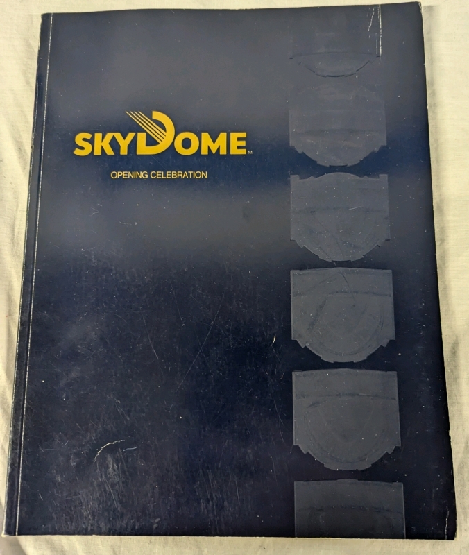 1989 Skydome Opening Ceremony Programme.