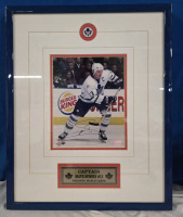 New | NHL Tornoto Maple Leafs Captain #13 Mats Sundin Wall Picture | 17" x 21.5" W/ C.O.A