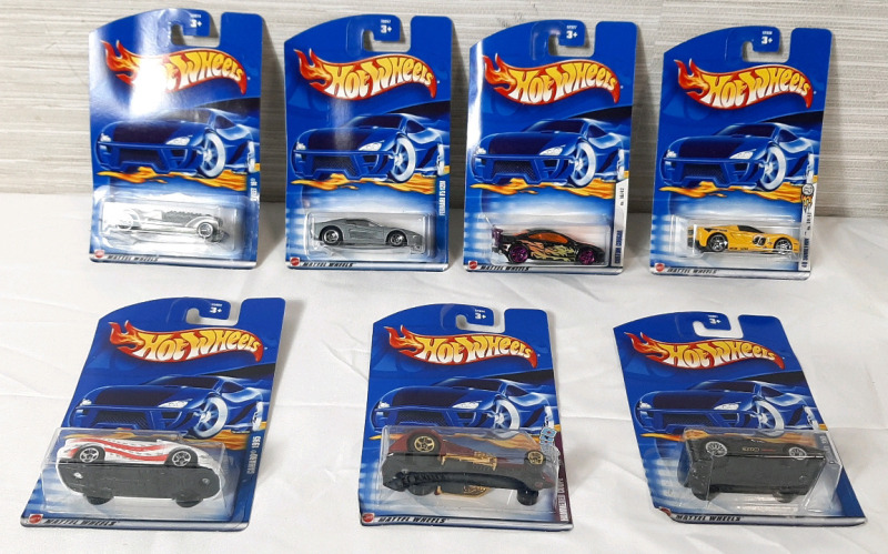 (7) 2000 Hot Wheel Singles, No Duplicates