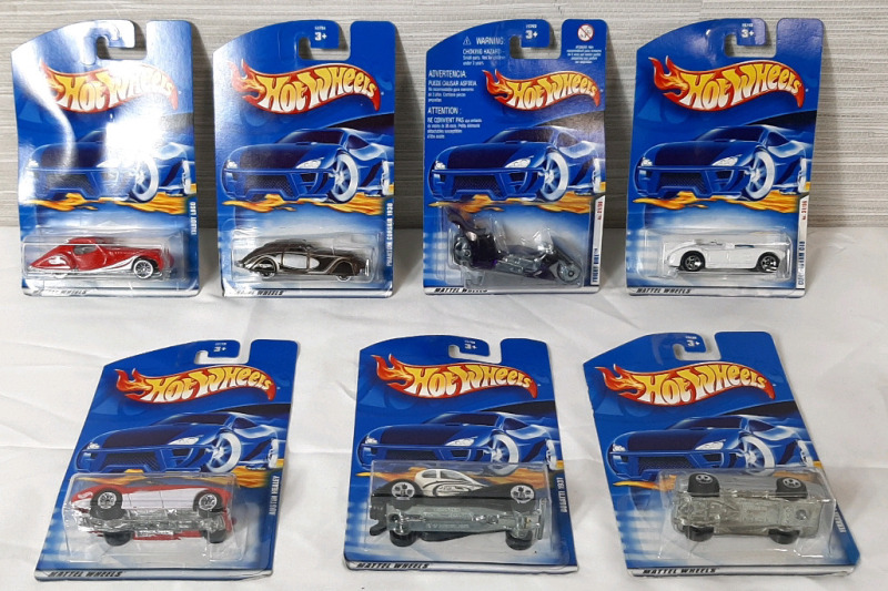 (7) 2000 Hot Wheel Singles, No Duplicates
