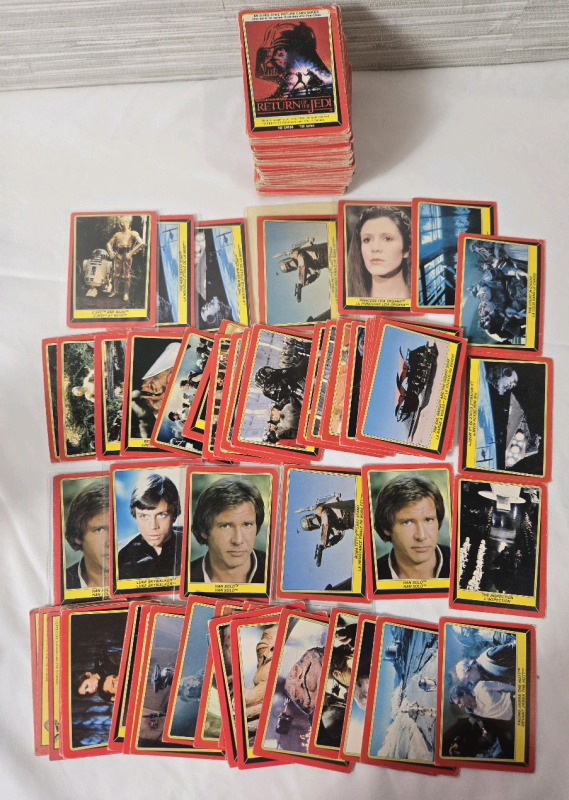 100+ 1983 O Pee Chee Star Wars: Return Of The Jedi Trading Cards | Includes Han Solo, Luke Skywalker, Princess Leia & Many Many More!
