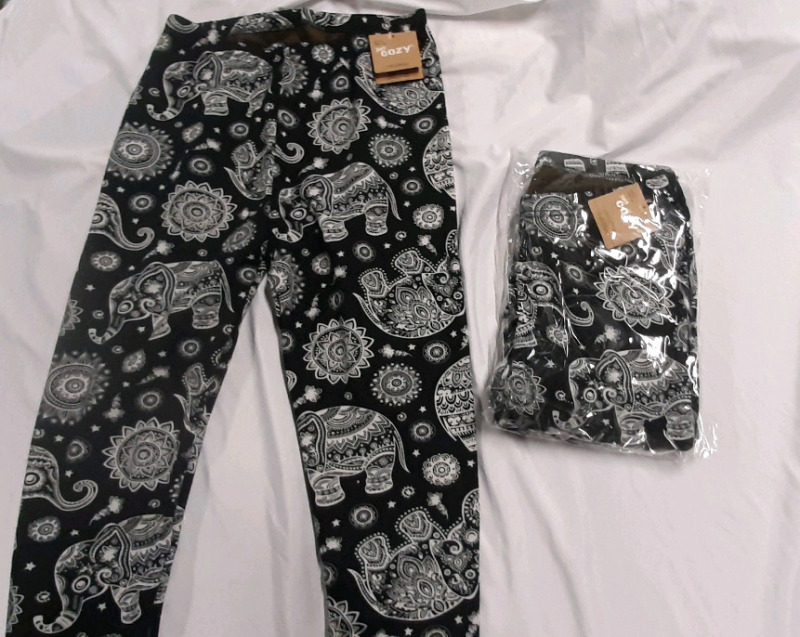 2 New Pairs of Women's XL Pajama Leggings