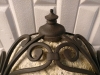 Cast Metal Wall Sconce - 9.5" Wide 6.5" Tall - 2