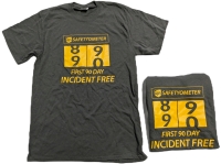 2 New Size Medium | UPS Safetyometer 90 Days Incident-Free 100% Cotton T-Shirts