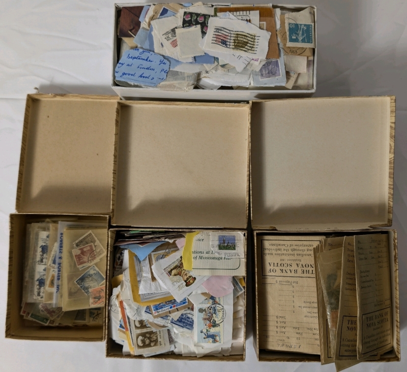 Large Lot Of Used World Stamps UK, US, Italy, Netherlands And Many More