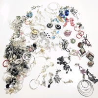 Large Lot Vintage to Modern Earrings | incl Enamel, Ear Cuffs + | Mostly Clip-ons, Some Pierced