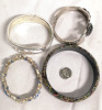 8 Large Beaded Bracelets - 4