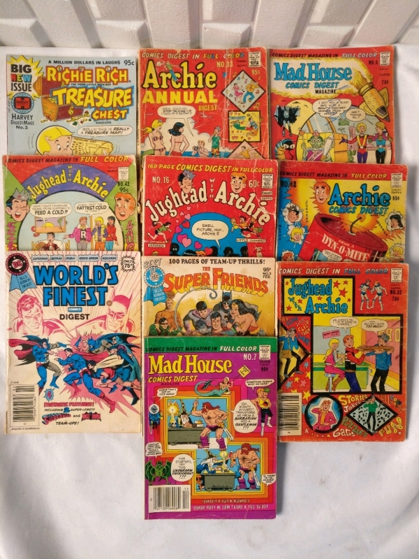 10 Vintage Comic Book Digests