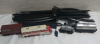 Various Train Diecast Compartments 6-2" and Train Tracks