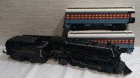 Vintage Polar Express Diecast Train Model With Tracks 13" Compartments