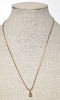 5 Assorted Gold Tone Necklaces incl Signed Sarah Cov Chain | Up to 52" Long - 5