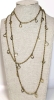 5 Assorted Gold Tone Necklaces incl Signed Sarah Cov Chain | Up to 52" Long - 11