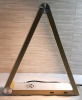 Adjustable Triangle Desk Lamp with Two USB Ports, A Wireless Charging Dock and Two Adjustable Light Modes (12" Tall and 10½" Long Collapsed, 13½" Long Extended) - 2