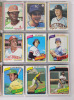 1959 , 1960 , 1971 - 1991 Topps MLB Baseball Trading Card Singles . 108 Trading Cards , No Doubles - 2