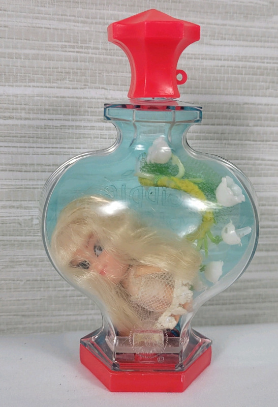 1967 Mattel Kologne Liddle Kiddles " Lilly Of The Valley " Bottle & Doll .