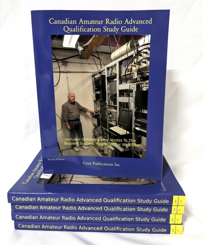 5 New Copies "Canadian Amateur Radio Advanced Qualification Study Guide" Paperback Books, Second Edition