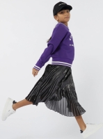 New Girl's Size 14 (146cm) | KARL LAGERFELD KIDS Logo Waistband Lined Midi Skirt | Retails for Over $100!